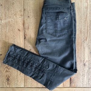 rag & bone Devi Lace-Up Jeans in Shoreditch